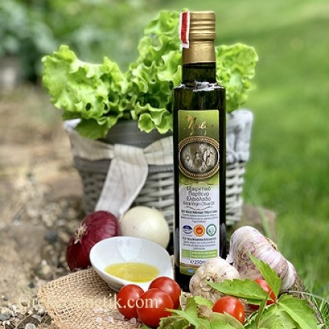 ОЛИВКОВОЕ МАСЛО EXTRA VIRGIN OLIVE OIL P.D.O. ORGANIC 250 мл